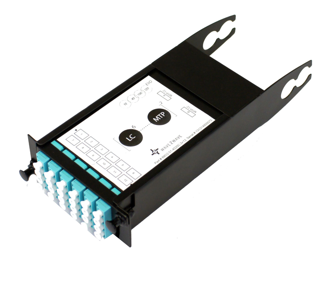 12-port LC duplex configuration
