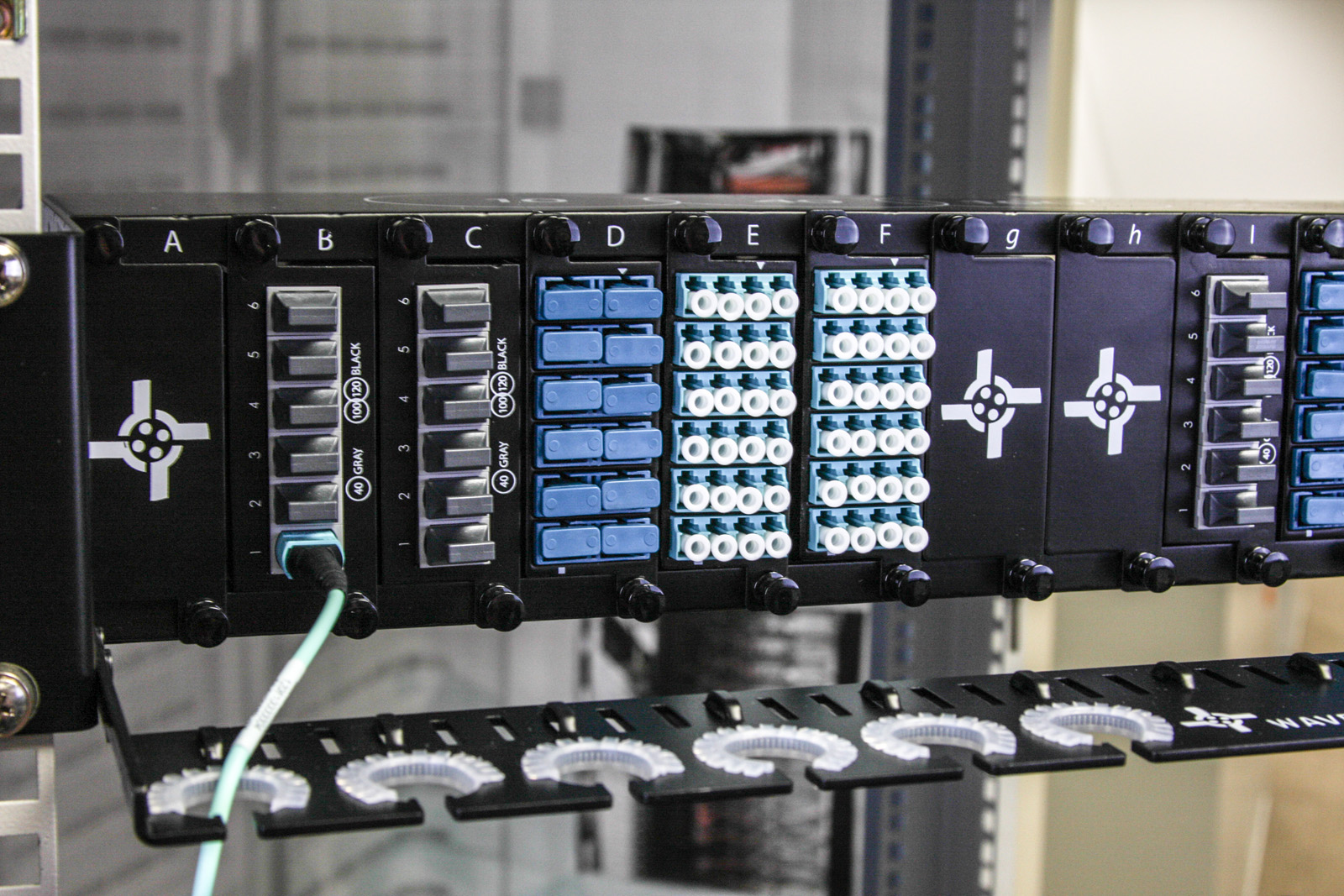 EVO Patch Panel Rack View